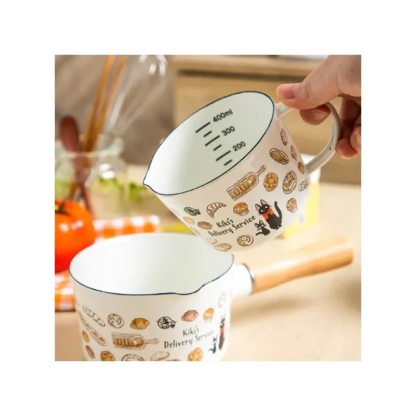 Best Sale Tasse à mesurer émail Viennoiseries 450ml - Kiki la petite sorcière Cuisine Et Table