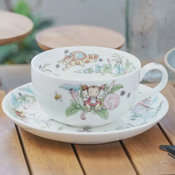 Discount Tasse et Sous Tasse Totoro Liseron - Mon Voisin Totoro Cuisine Et Table