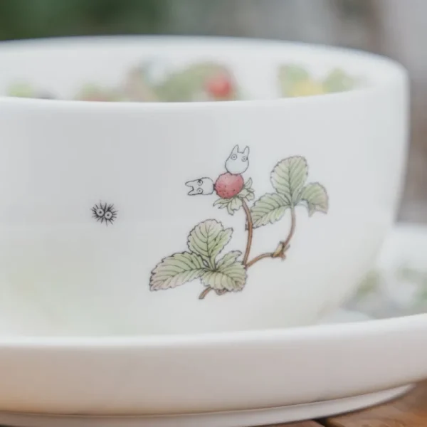 Cheap Tasse et Sous Tasse Totoro Fraise - Mon Voisin Totoro Cuisine Et Table