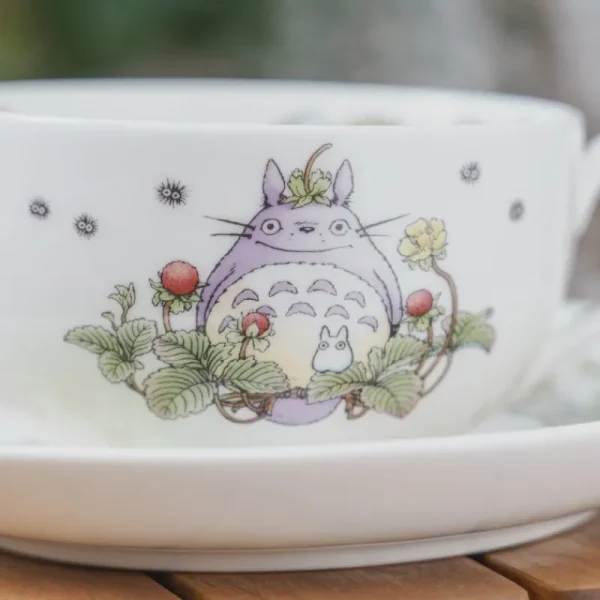 Cheap Tasse et Sous Tasse Totoro Fraise - Mon Voisin Totoro Cuisine Et Table
