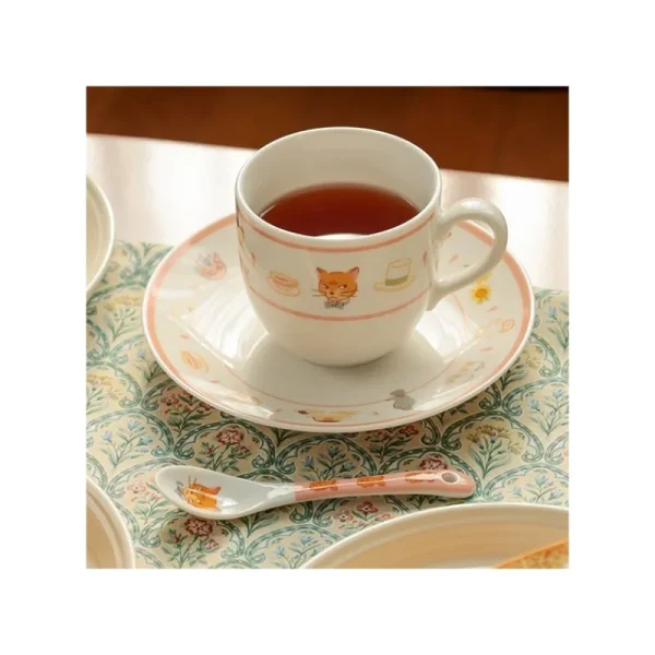Clearance Tasse Heure du thé & Chats - Le Royaume des chats Cuisine Et Table