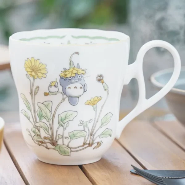 Outlet Tasse Totoro Chapeau de Fleurs Jaunes - Mon Voisin Totoro Cuisine Et Table