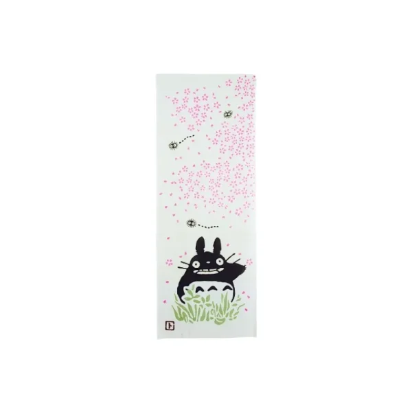 Store Tenugi Totoro Gris & Sakura - Mon Voisin Totoro Linge De Maison | Textile