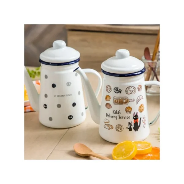 Store Théière émail Noiraudes 1,1l - Mon Voisin Totoro Cuisine Et Table