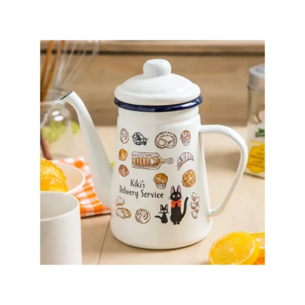 New Théière émail Viennoiseries 1,1l - Kiki la petite sorcière Cuisine Et Table