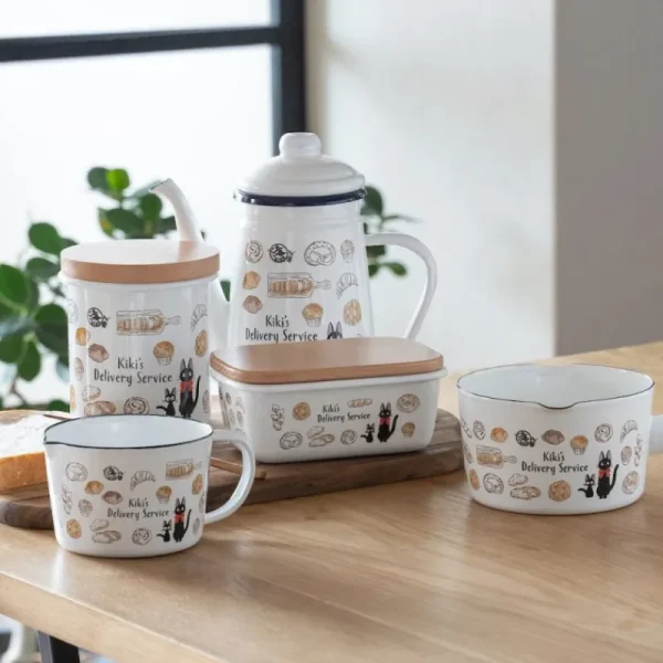 New Théière émail Viennoiseries 1,1l - Kiki la petite sorcière Cuisine Et Table