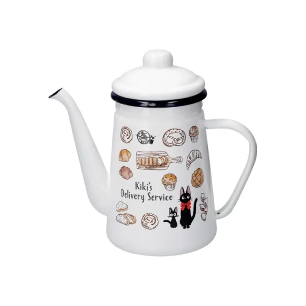 New Théière émail Viennoiseries 1,1l - Kiki la petite sorcière Cuisine Et Table