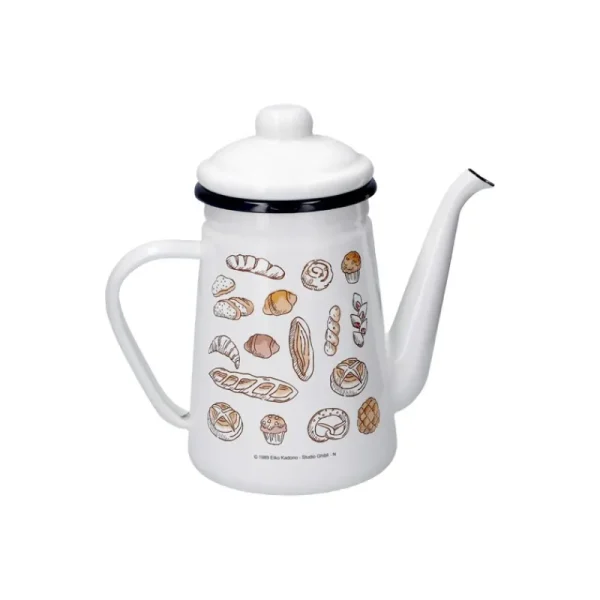 New Théière émail Viennoiseries 1,1l - Kiki la petite sorcière Cuisine Et Table