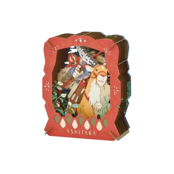 Flash Sale Théâtre de papier Ashitaka & Yakuru - Princesse Mononoké Loisirs Créatifs