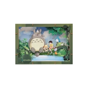Sale Théâtre de papier Deluxe Totoro pêche - Mon Voisin Totoro Loisirs Créatifs