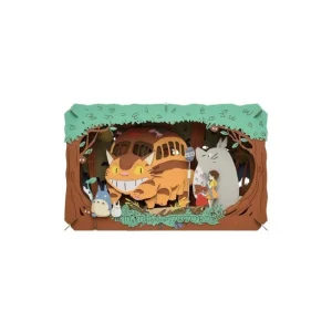 Flash Sale Théâtre de papier L’arrivée du Chatbus - Mon Voisin Totoro Loisirs Créatifs