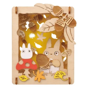 Sale Théâtre de papier Style bois Totoro Champignon - Mon Voisin Totoro Loisirs Créatifs