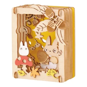 Sale Théâtre de papier Style bois Totoro Champignon - Mon Voisin Totoro Loisirs Créatifs
