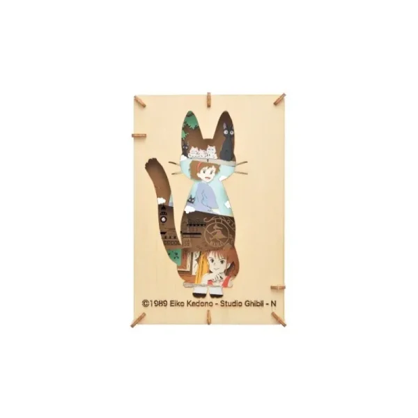 Clearance Théâtre de papier Style bois Silhouette Jiji - Kiki la petite sorcièr Loisirs Créatifs