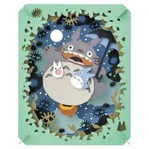 New Théâtre de papier Totoro Sous la lune - Mon Voisin Totoro Loisirs Créatifs