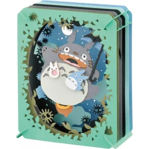 New Théâtre de papier Totoro Sous la lune - Mon Voisin Totoro Loisirs Créatifs