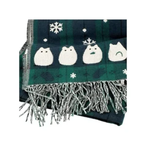 Clearance Étole avec accroche Totoro motifs à carreaux - Mon Voisin Totoro Textile