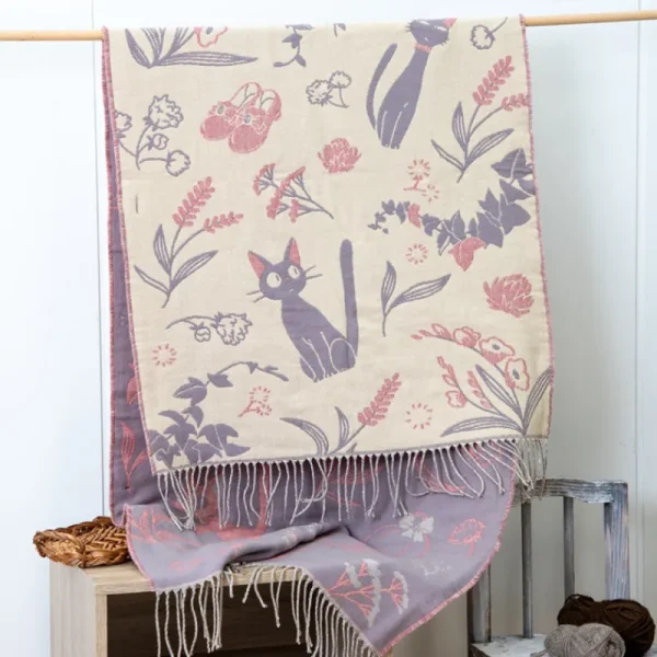 Fashion Étole rose Jiji - Kiki la petite sorcière Textile