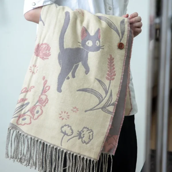 Fashion Étole rose Jiji - Kiki la petite sorcière Textile