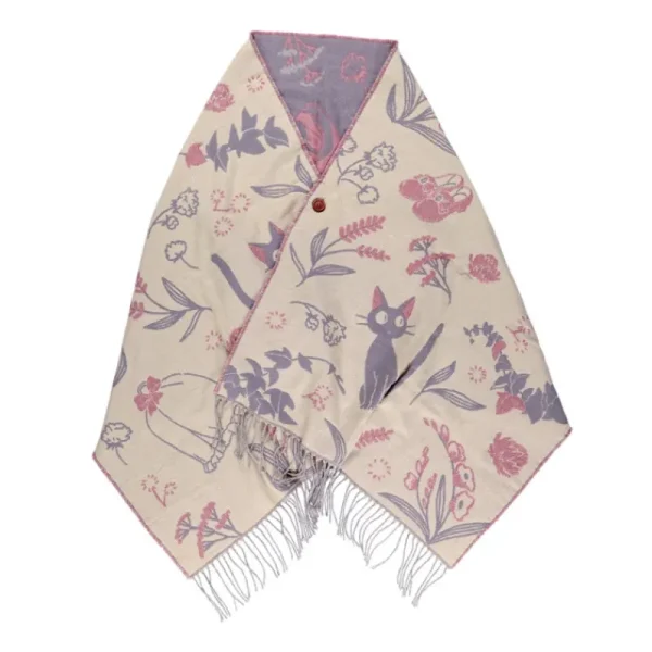 Fashion Étole rose Jiji - Kiki la petite sorcière Textile