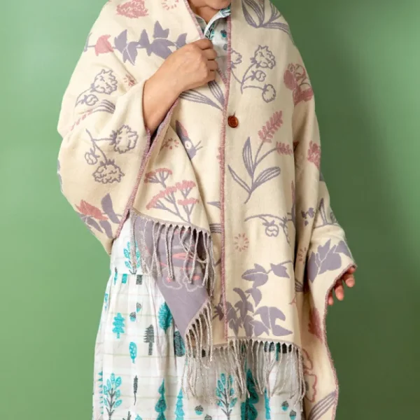 Fashion Étole rose Jiji - Kiki la petite sorcière Textile