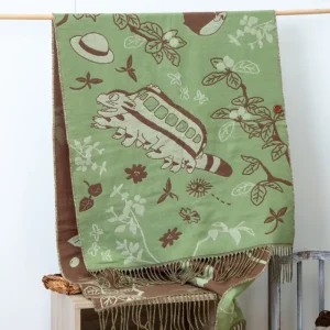 Fashion Étole vert clair Totoro & Chatbus - Mon Voisin Totoro Textile