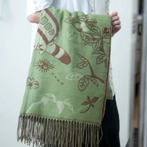 Fashion Étole vert clair Totoro & Chatbus - Mon Voisin Totoro Textile
