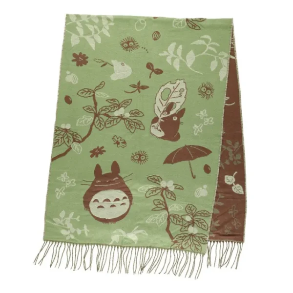 Fashion Étole vert clair Totoro & Chatbus - Mon Voisin Totoro Textile