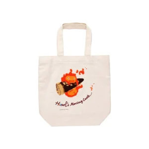 Fashion Tote bag Brodé Calcifer - Le Château ambulant Sacs