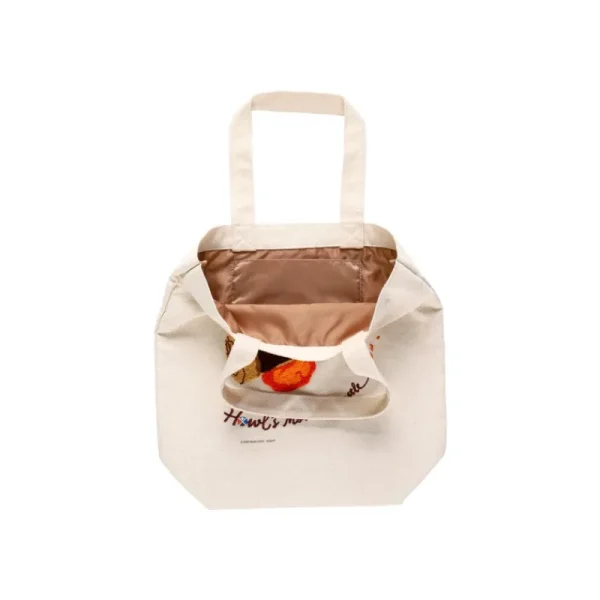 Fashion Tote bag Brodé Calcifer - Le Château ambulant Sacs