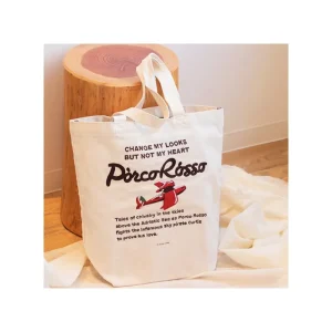 Store Tote bag Brodé Hydravion - Porco Rosso Sacs