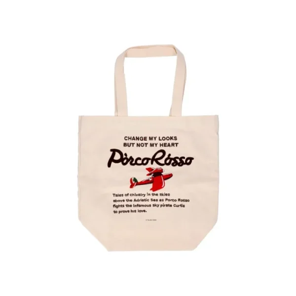 Store Tote bag Brodé Hydravion - Porco Rosso Sacs