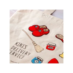 Clearance Tote bag Brodé Kiki Objets Precieux - Kiki la petite sorcière Sacs