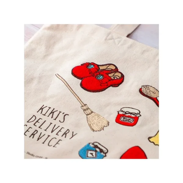 Clearance Tote bag Brodé Kiki Objets Precieux - Kiki la petite sorcière Sacs