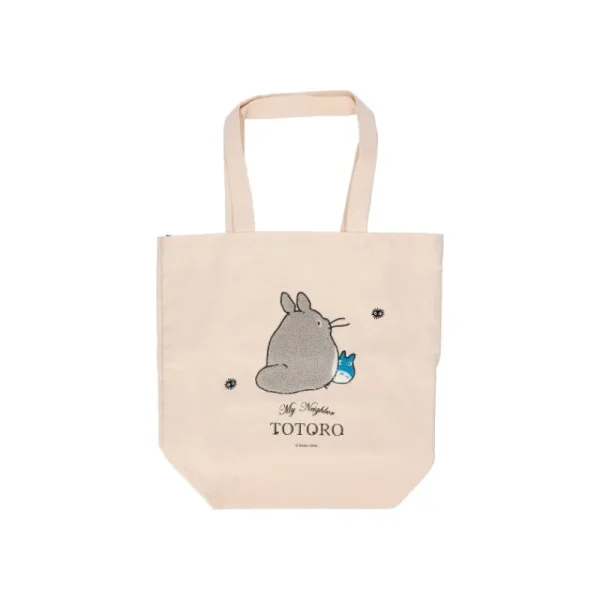 Cheap Tote bag brodé Totoro s'en va - Mon Voisin Totoro Sacs