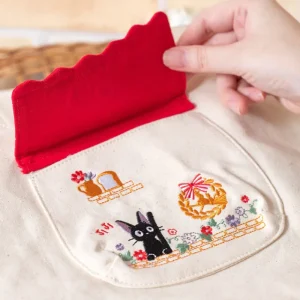 Best Sale Tote bag Jiji Au milieu des fleurs - Kiki la petite sorcière Sacs