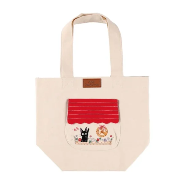 Best Sale Tote bag Jiji Au milieu des fleurs - Kiki la petite sorcière Sacs