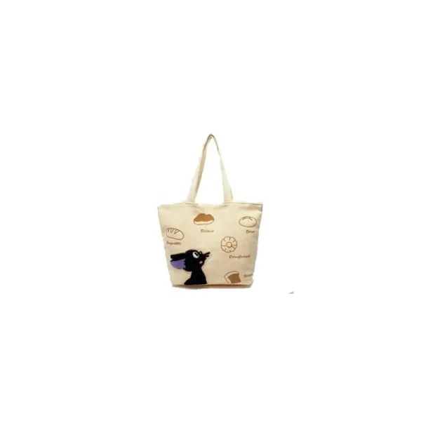Shop Tote Bag Jiji Et Son Pain - Kiki la petite sorcière Sacs
