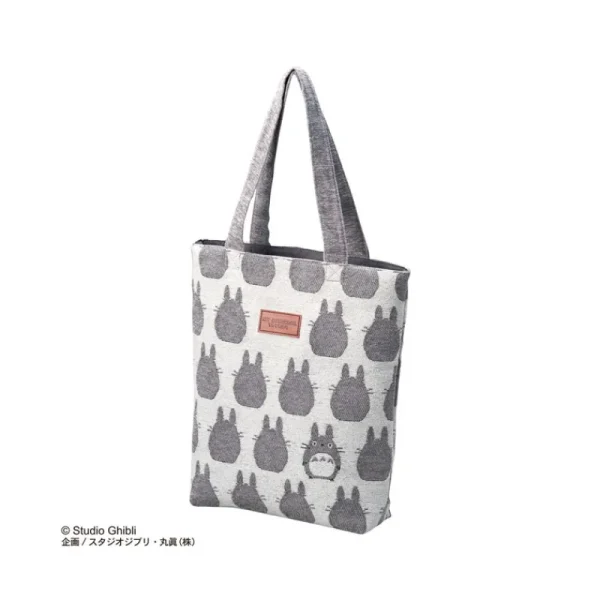 New Tote bag Silhouette Totoro Gris - Mon Voisin Totoro Sacs