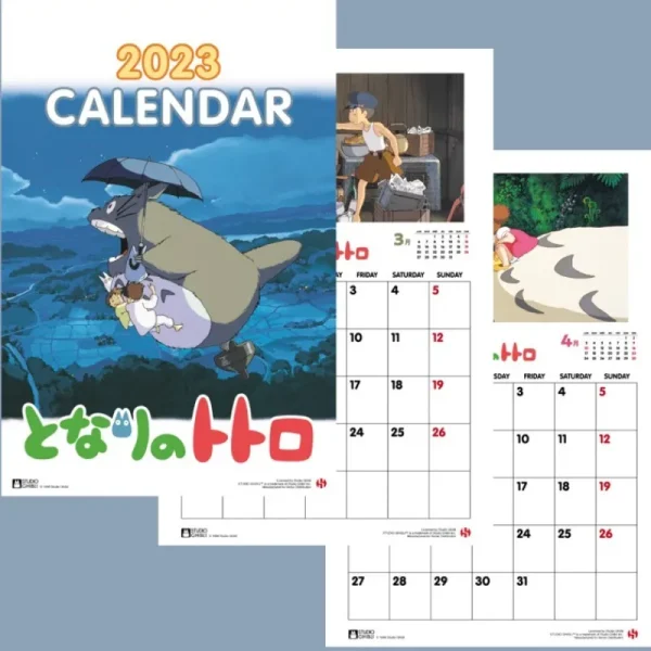 Online Totoro Calendar 2023 Agendas Et Calendriers
