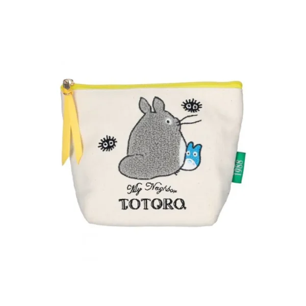 Cheap Trousse brodée Totoro Gris et Bleu - Mon Voisin Totoro Classement