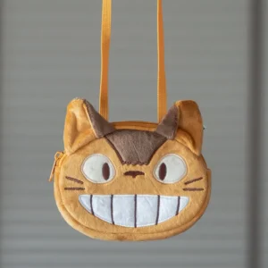 Shop Trousse Frimousse Chatbus 11,5x15,5x2 cm - Mon Voisin Totoro Sacs