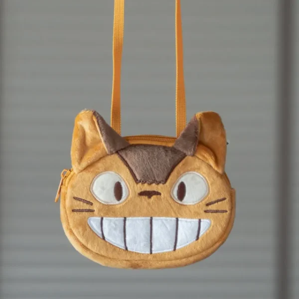 Shop Trousse Frimousse Chatbus 11,5x15,5x2 cm - Mon Voisin Totoro Sacs
