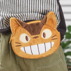 Shop Trousse Frimousse Chatbus 11,5x15,5x2 cm - Mon Voisin Totoro Sacs