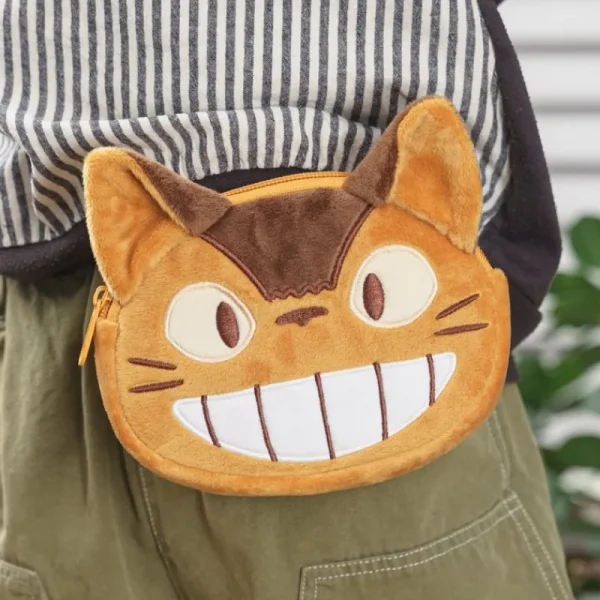 Shop Trousse Frimousse Chatbus 11,5x15,5x2 cm - Mon Voisin Totoro Sacs