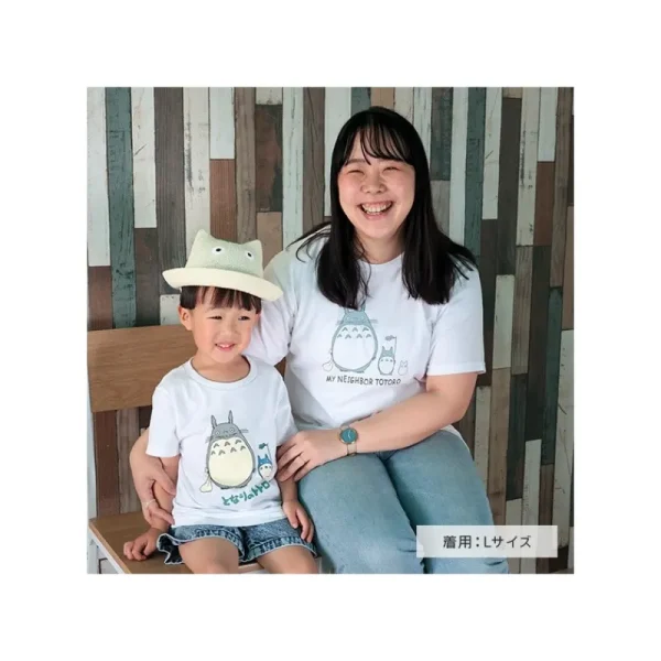 Fashion T-shirt S Totoro Parade - Mon Voisin Totoro Textile