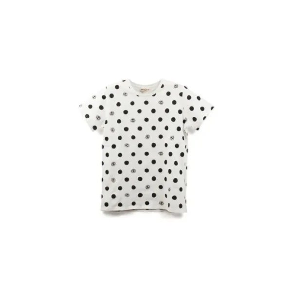 Fashion T-SHIRTS TOTORO NOIRAUDES DOTS BLANC M (FEMME) - MON VOISIN TOTORO Textile