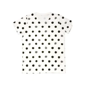Cheap T-SHIRTS TOTORO NOIRAUDES DOTS BLANC S (FEMME) - MON VOISIN TOTORO Textile