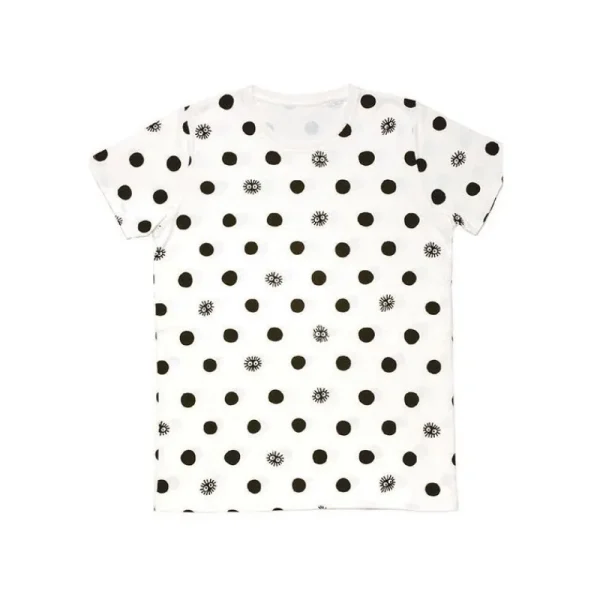 Cheap T-SHIRTS TOTORO NOIRAUDES DOTS BLANC S (FEMME) - MON VOISIN TOTORO Textile