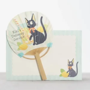 Outlet Éventail Bambou & Enveloppe Jiji avec Citron - Kiki la petite Sorcièr Accessoires